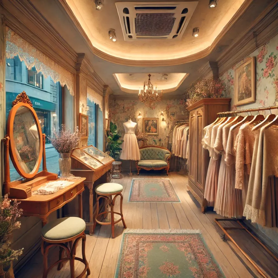 Mẫu thiết kế shop thời trang nữ