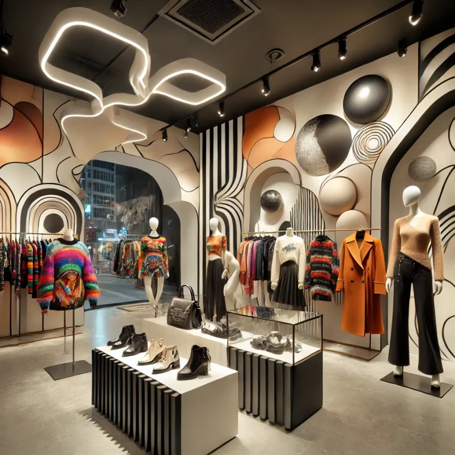 Mẫu thiết kế shop thời trang nữ