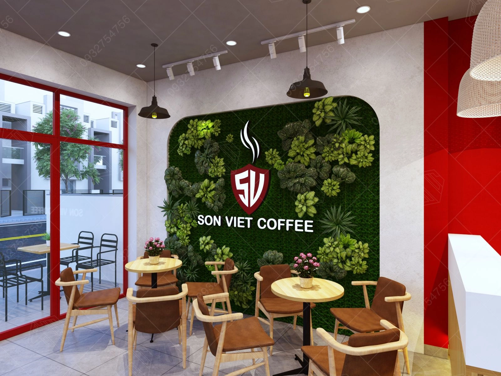 thiết kế quán cafe diện tích nhỏ đẹp