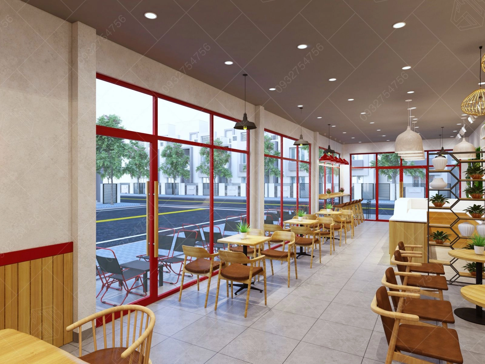 thiết kế quán cafe diện tích nhỏ đẹp