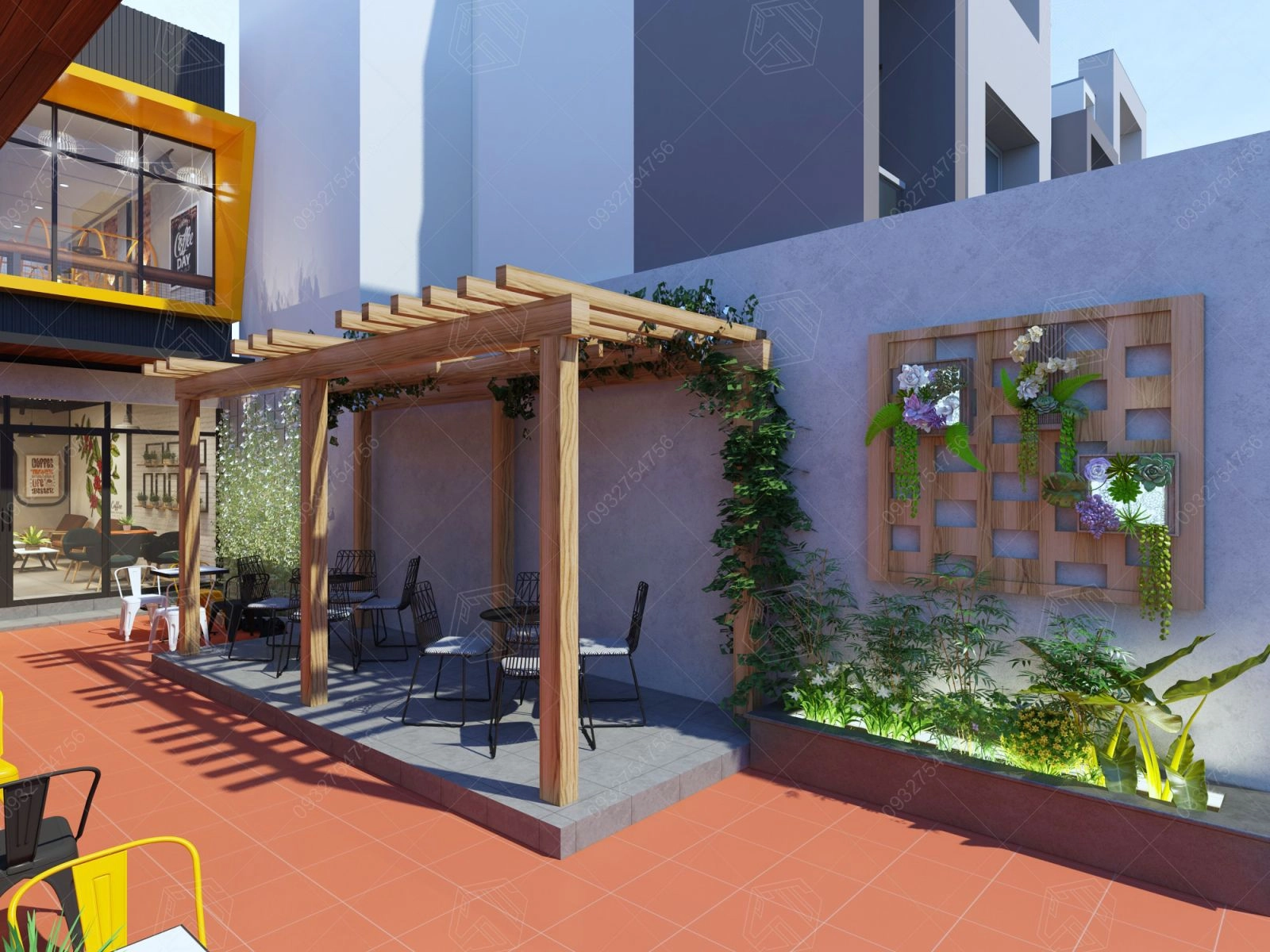 thiết kế quán cafe diện tích nhỏ đẹp