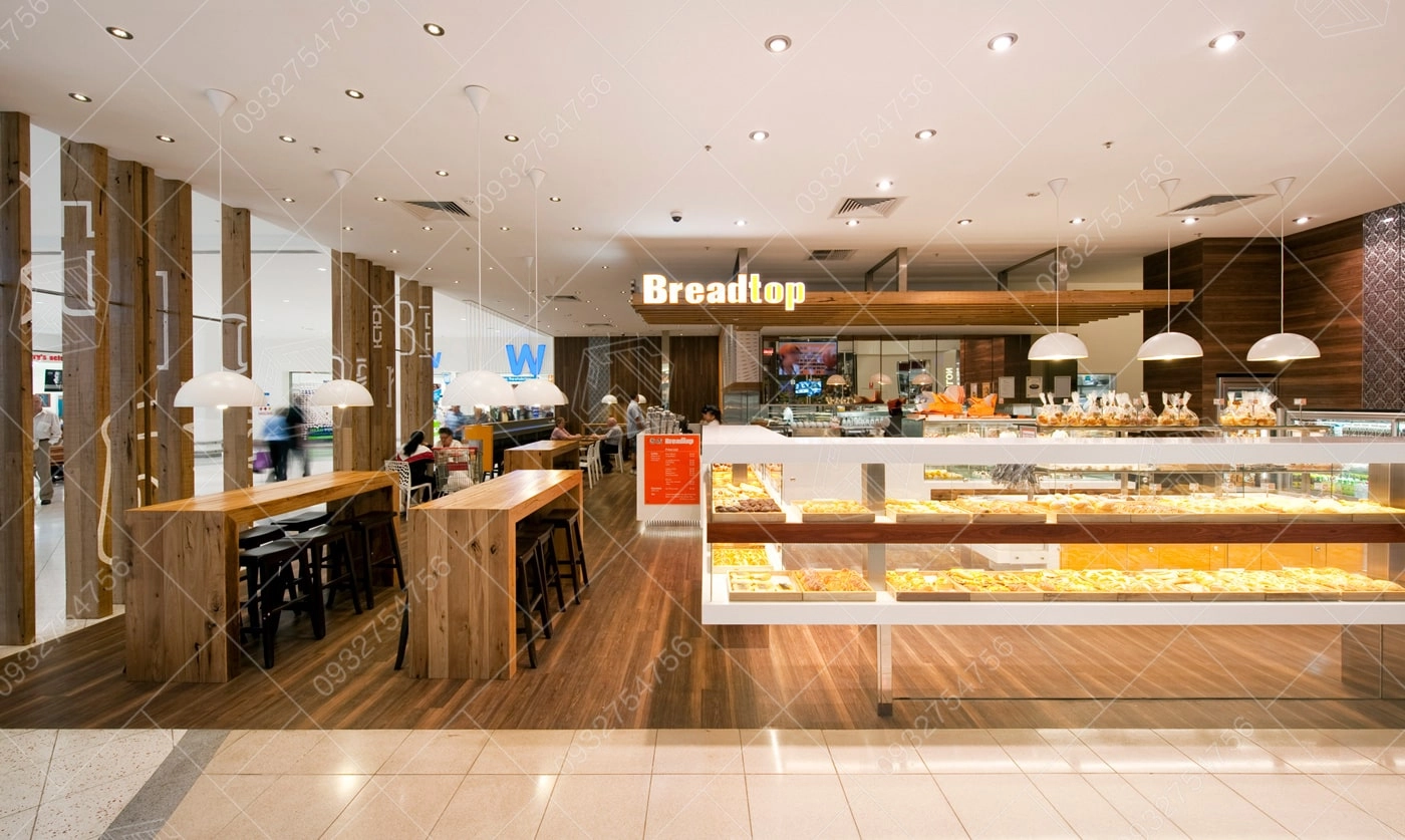 THIẾT KẾ TIỆM BÁNH BREADTOP
