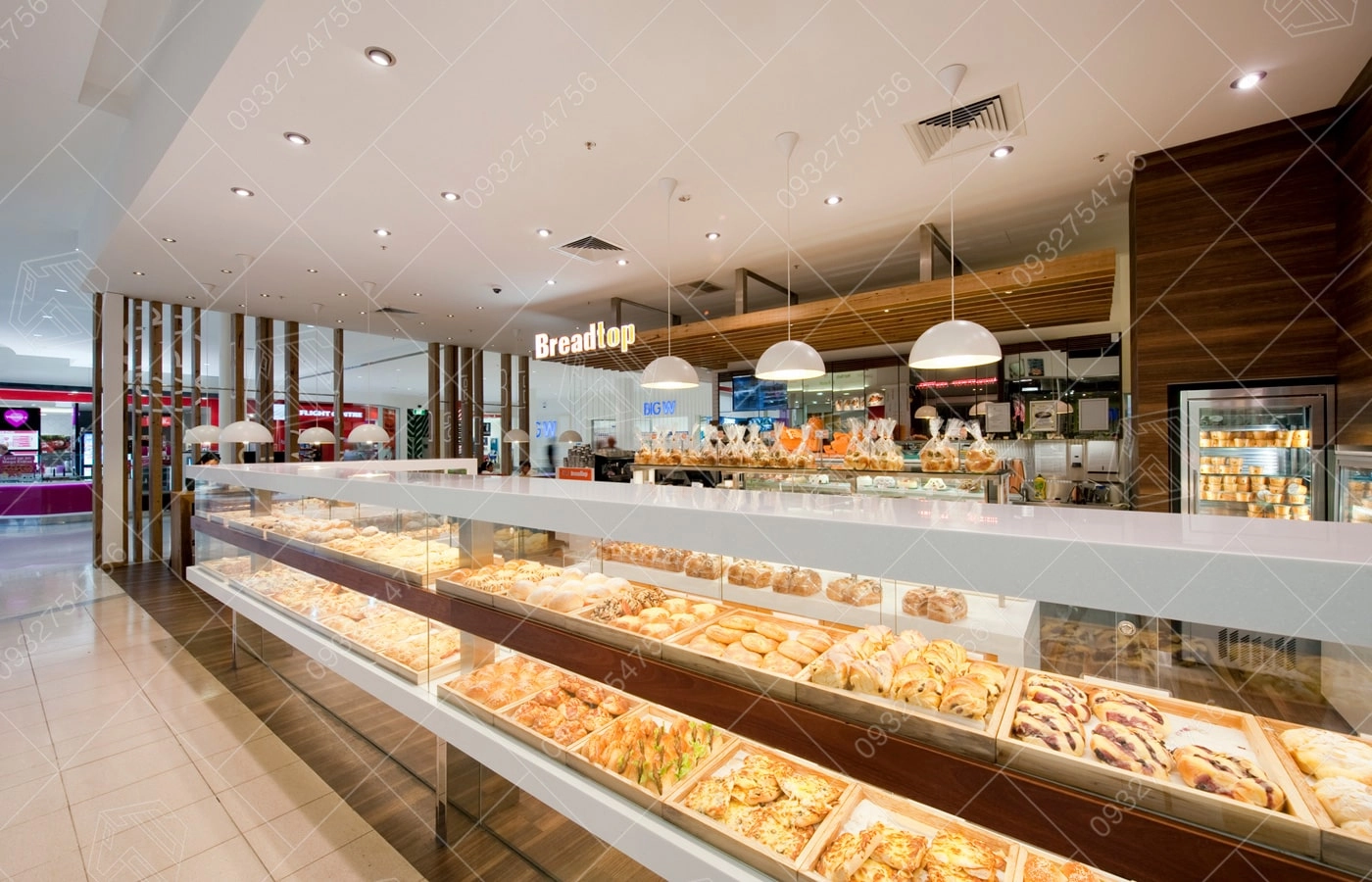 THIẾT KẾ TIỆM BÁNH BREADTOP